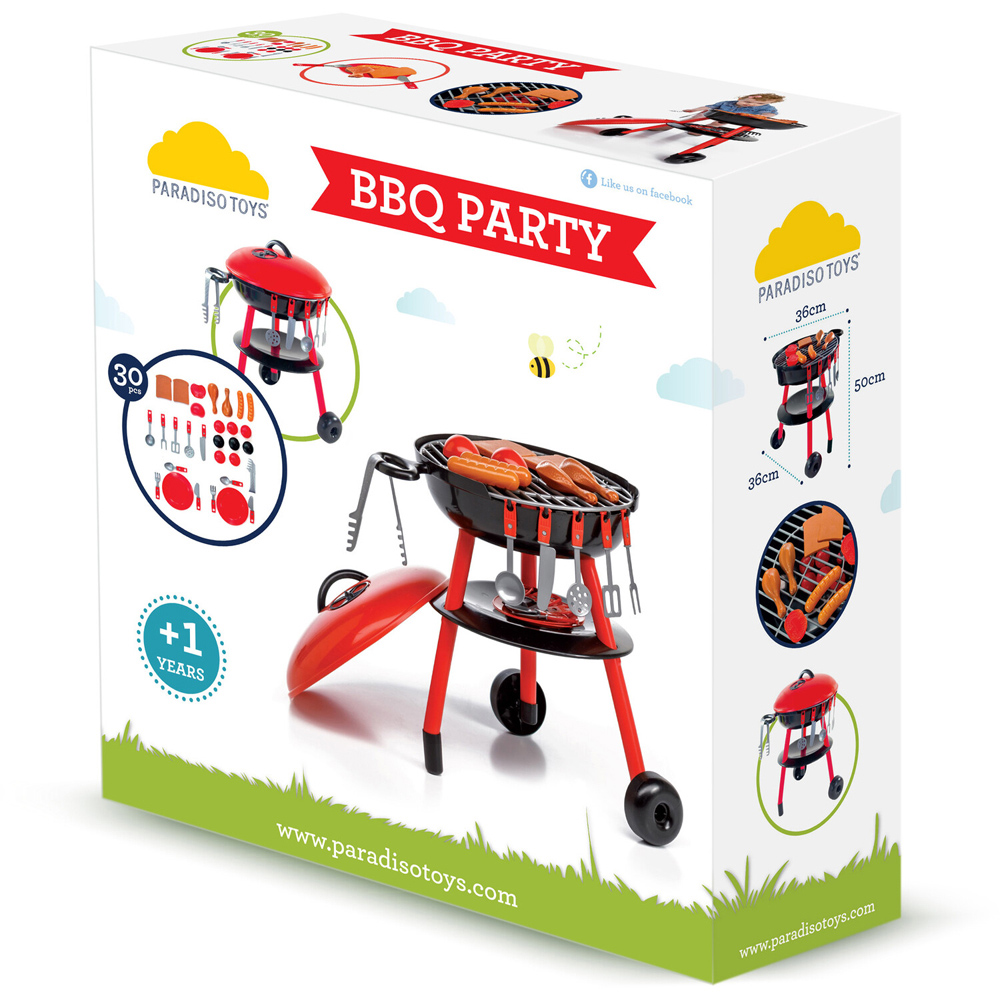 BBQ Playset with Accessories Red Image 2