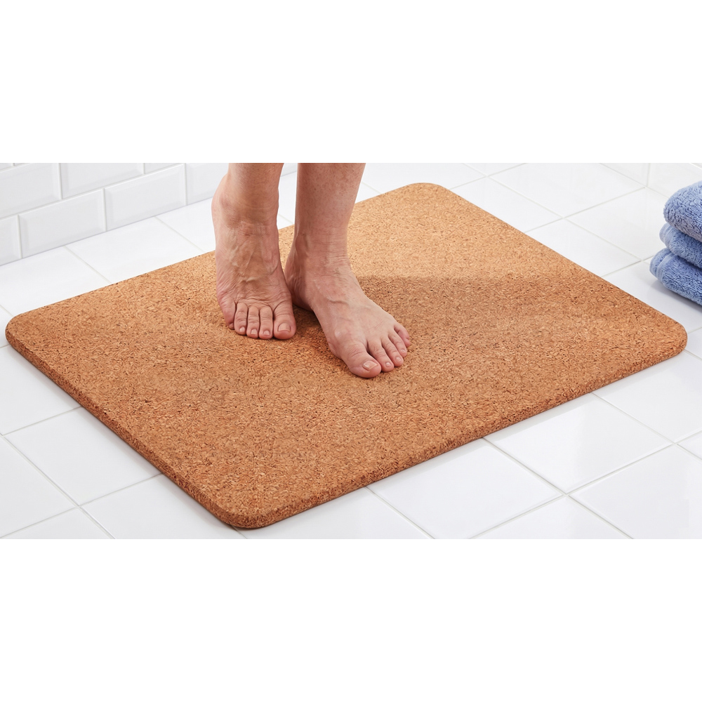 Avilo Cork Bath Mat 60 x 45cm Image 3