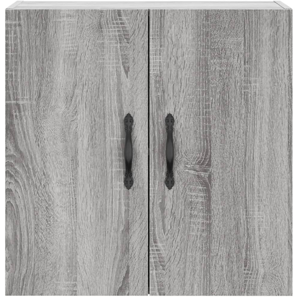vidaXL 2 Door Grey Sonoma Oak Wall Cabinet Image 5
