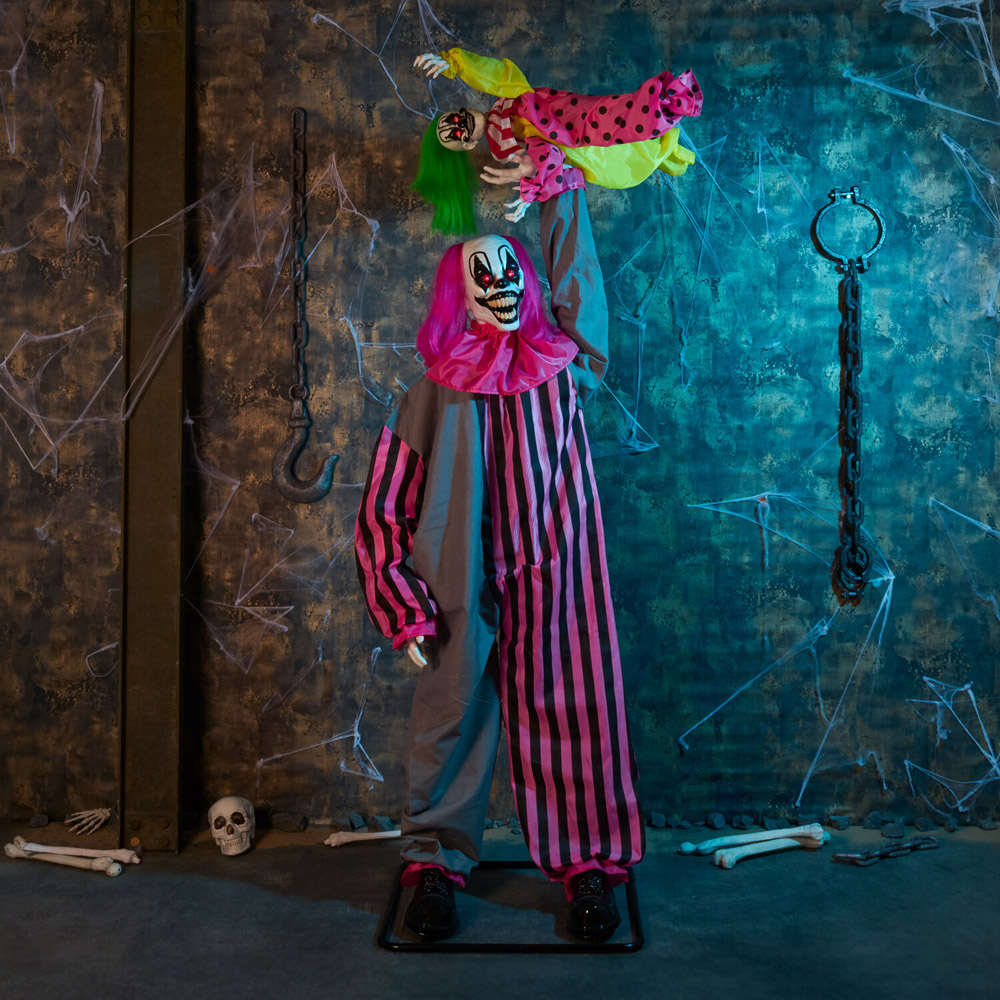 XL Creepy Standing Clown Image 2