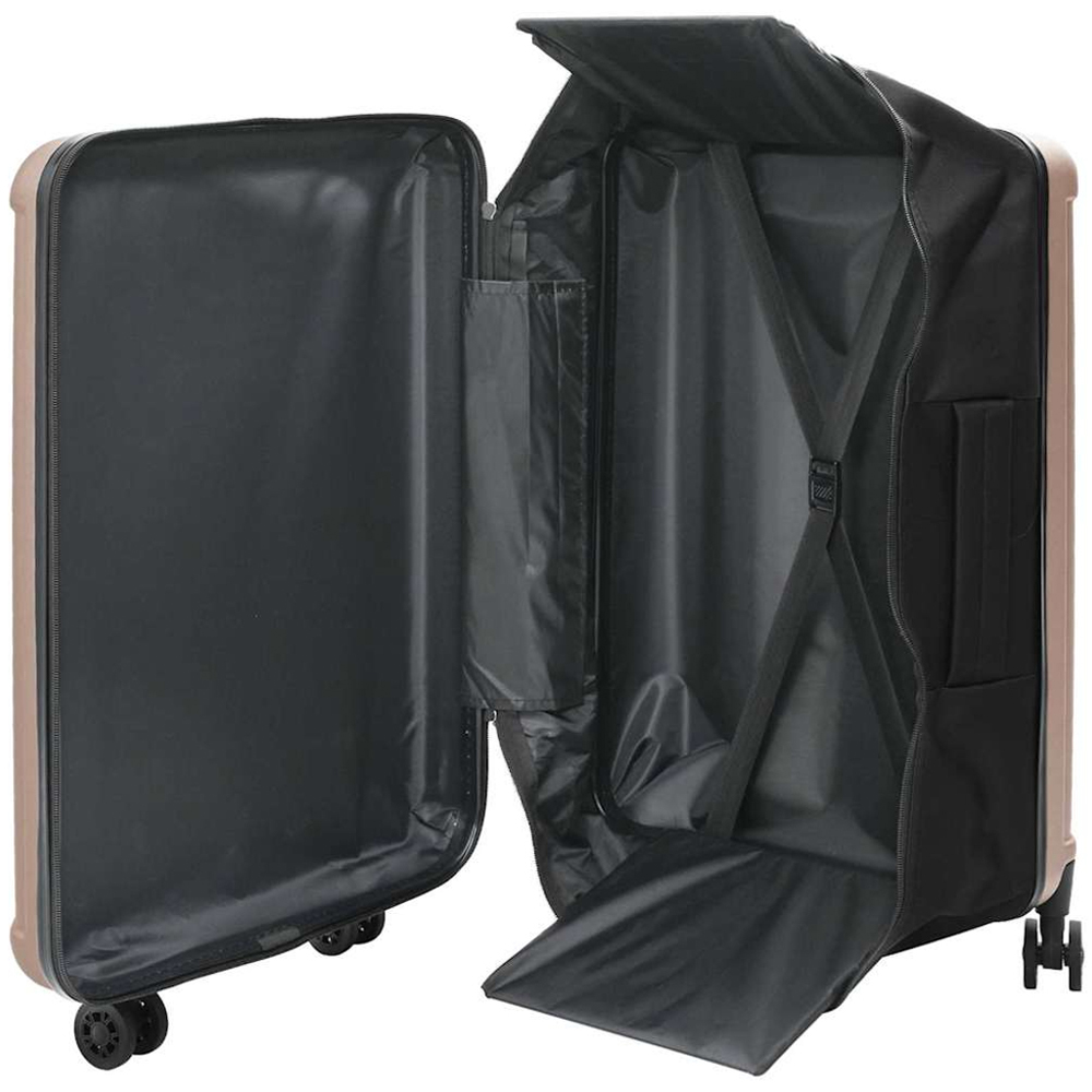 vidaXL 28 inch Gold Rectangular Travel Bag Image 2