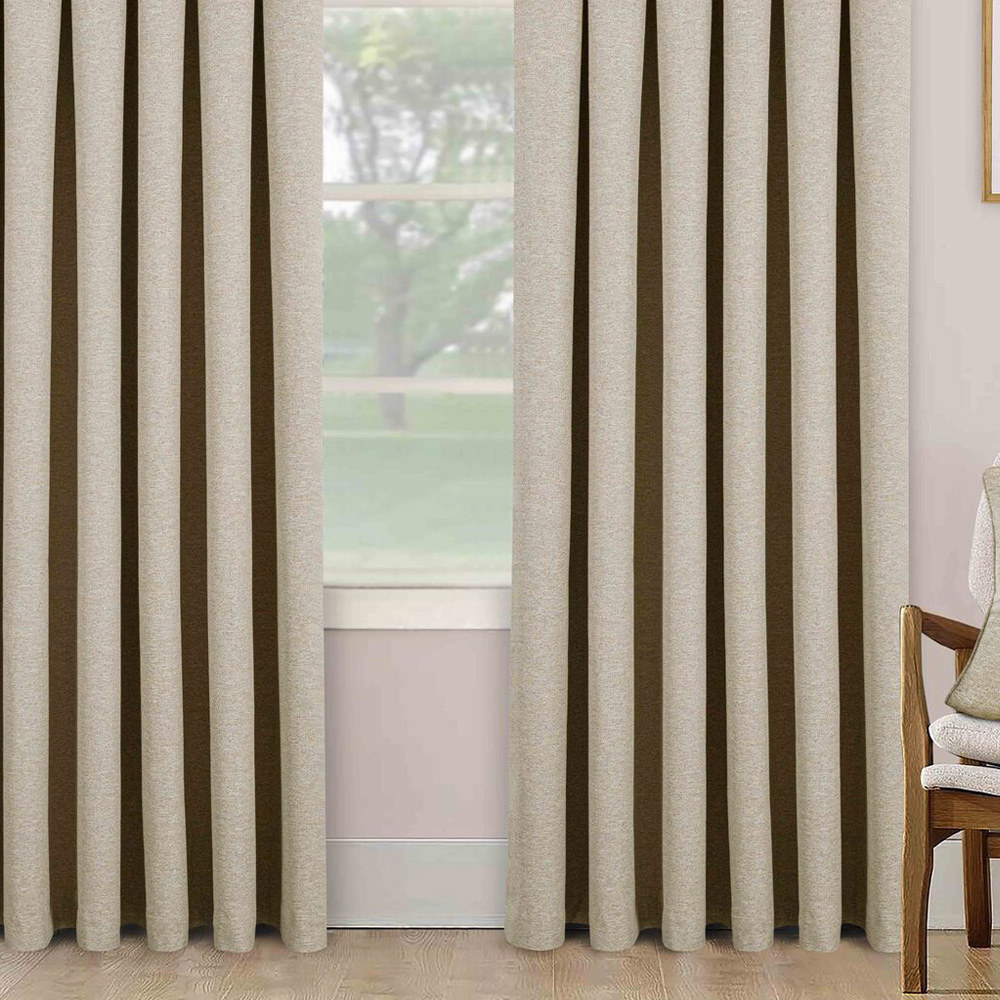 Divante Dusk Blackout Thermal Curtains - Natural / 229cm / 168cm Image 6