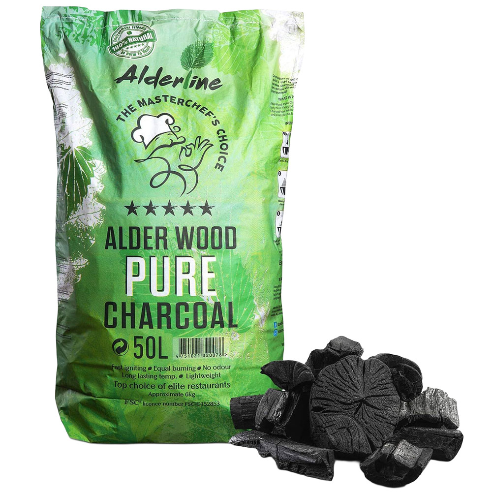 RoyalFire Alderline Pure Alder Charcoal Bag 12kg Image 1