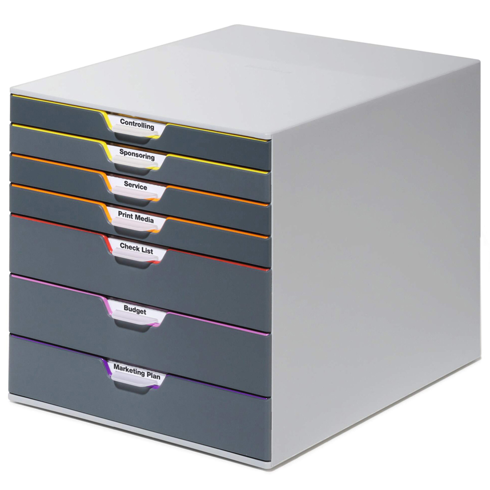 Durable VARICOLOR A4+ 7 Drawer Colour Coded Desk Organiser Image 3