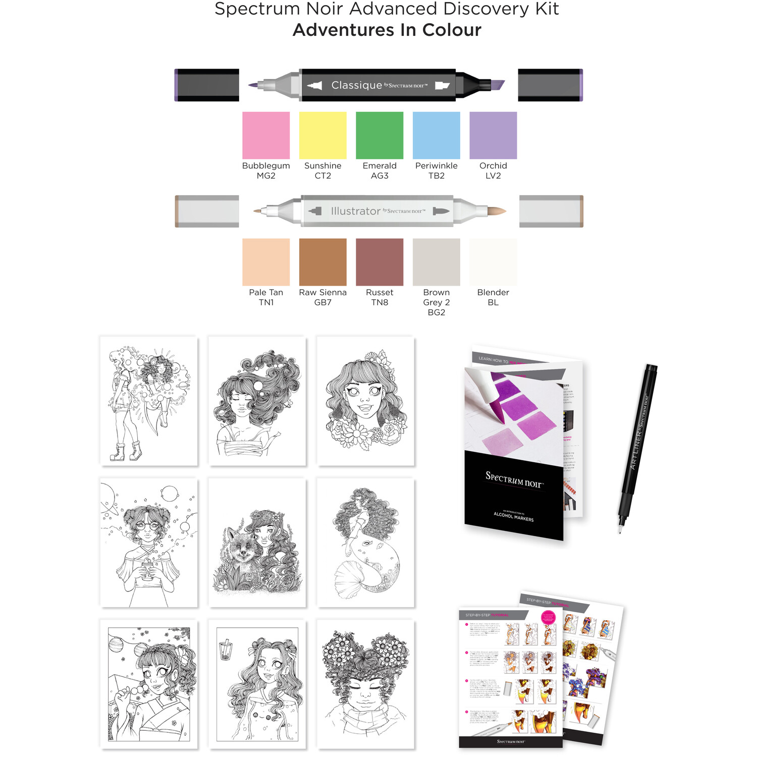 Spectrum Noir Adventures in Colour Maker Pen 21 Pack Image 3