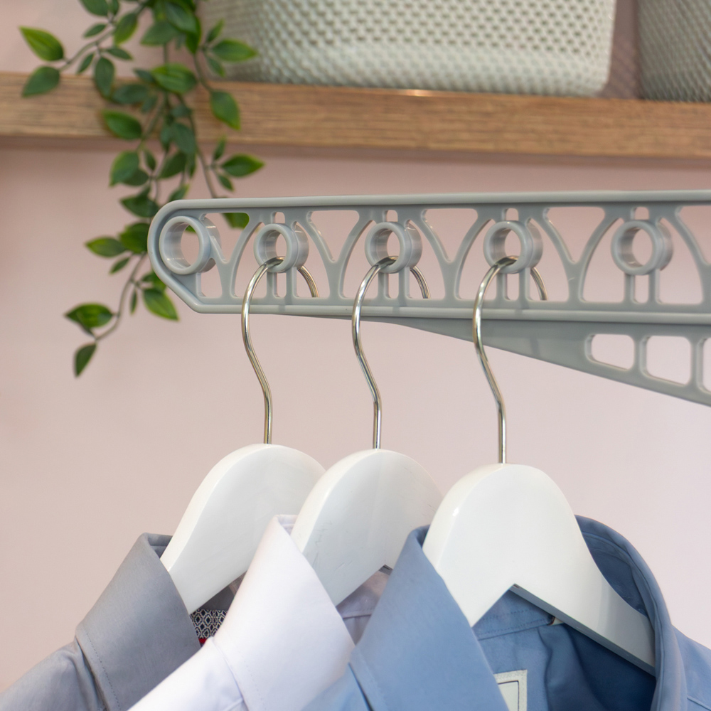 JVL 3-Tier White Clothes Drying Rack 21m Image 3