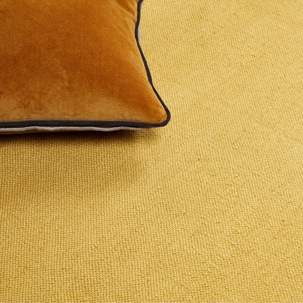 Hug Rug Gold Plain Woven Rug 120 x 170cm Image 4