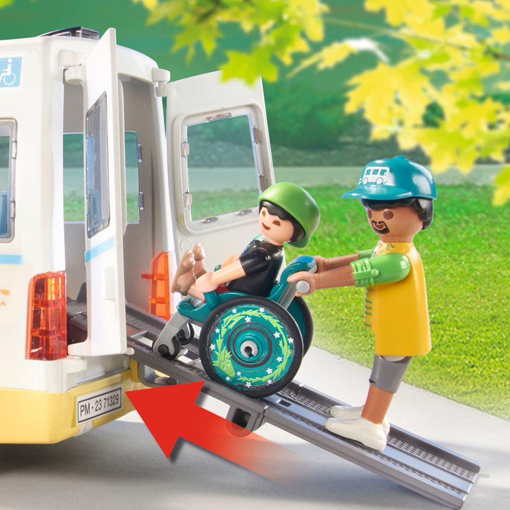 Playmobil School Bus Playset 53 Piece Image 6