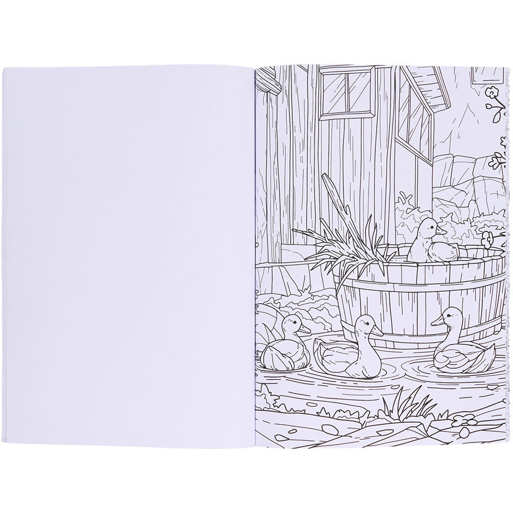 Enchanted or Cottagecore Colouring Book Image 4