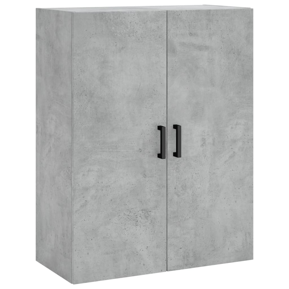 vidaXL 2 Door 3 Drawer Concrete Grey Highboard Image 5