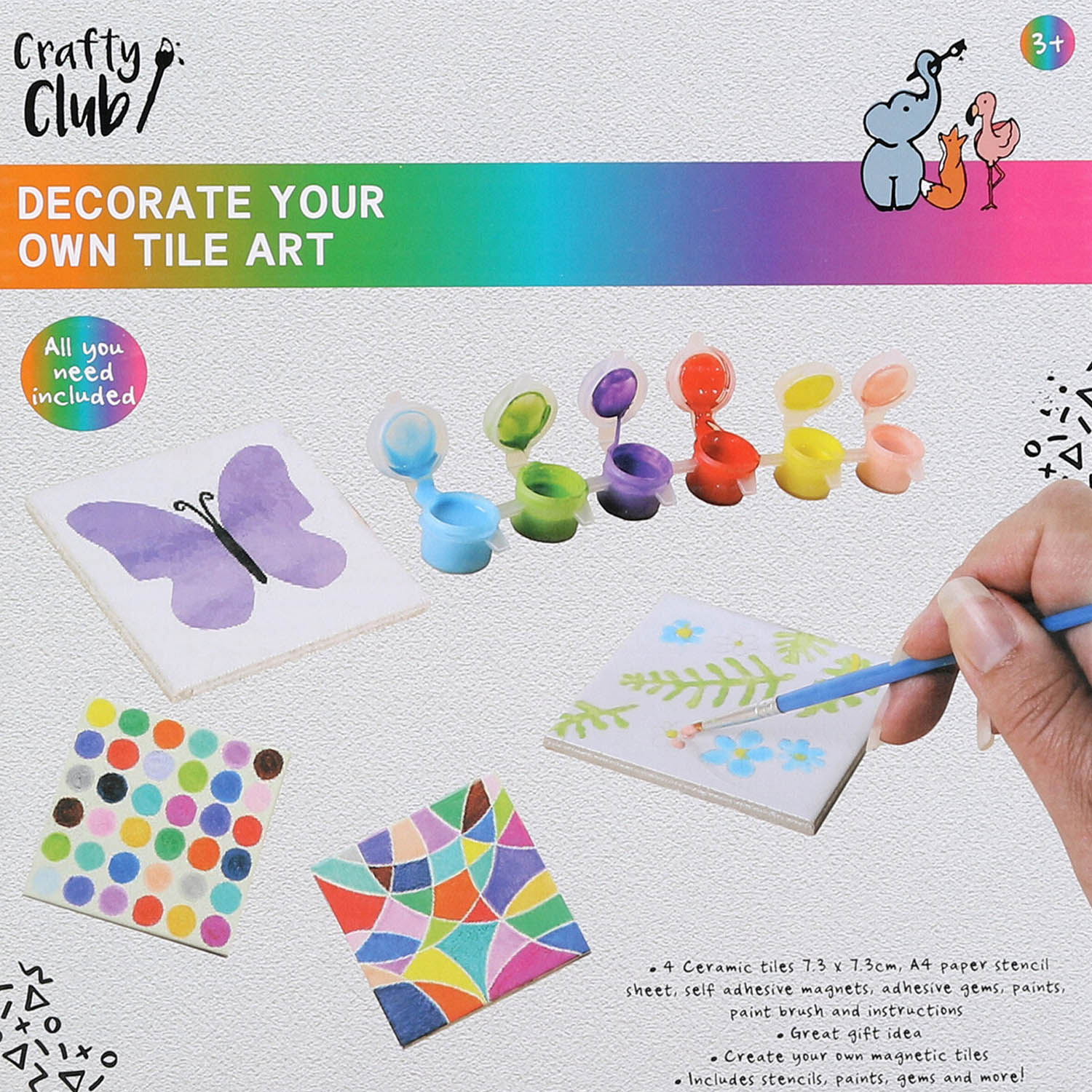 Crafty Club Make Your Own Tile Art Kit Image