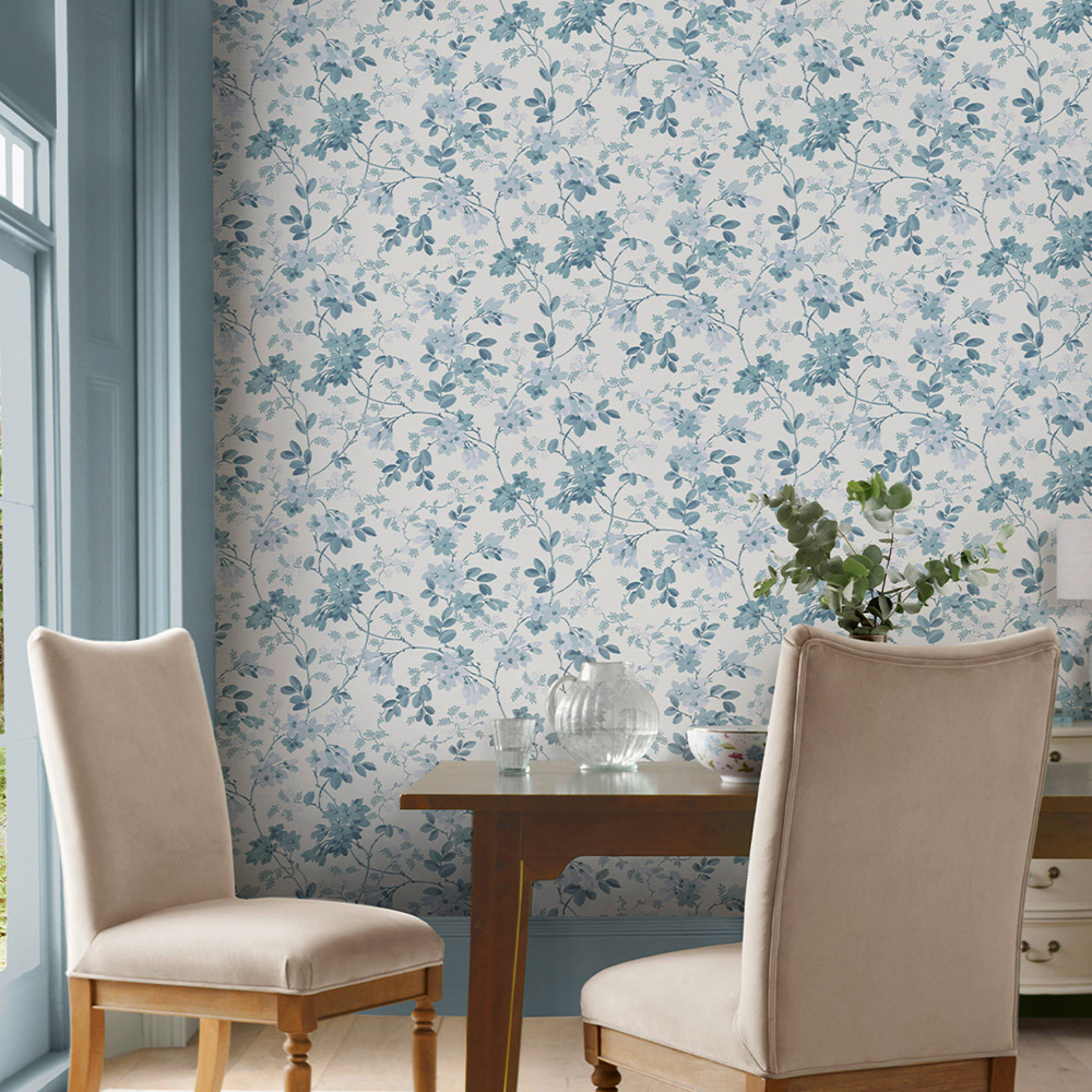 Laura Ashley Yewland Seaspray Wallpaper Image 3