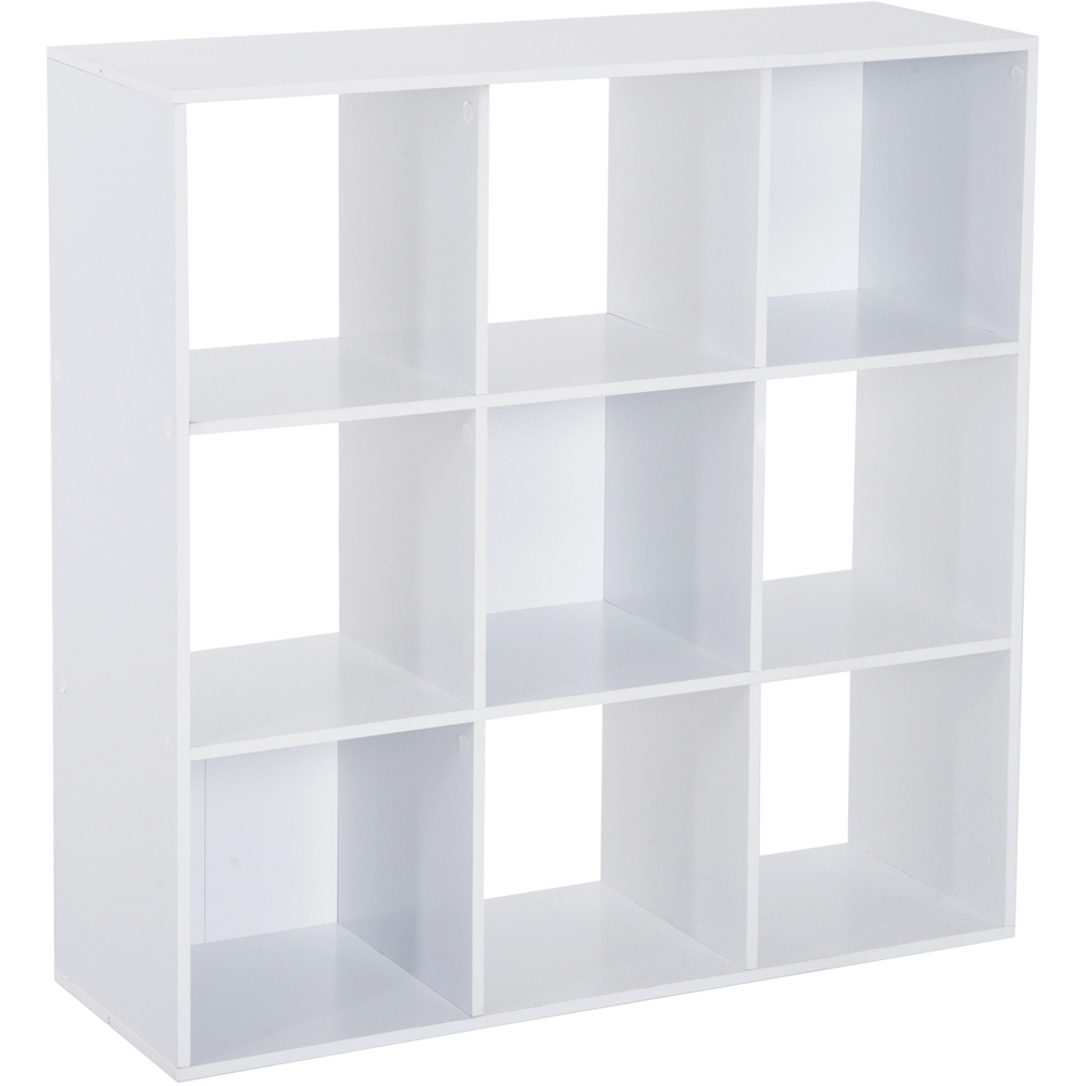 Portland 9 Shelf White Cube Storage Unit Image 2