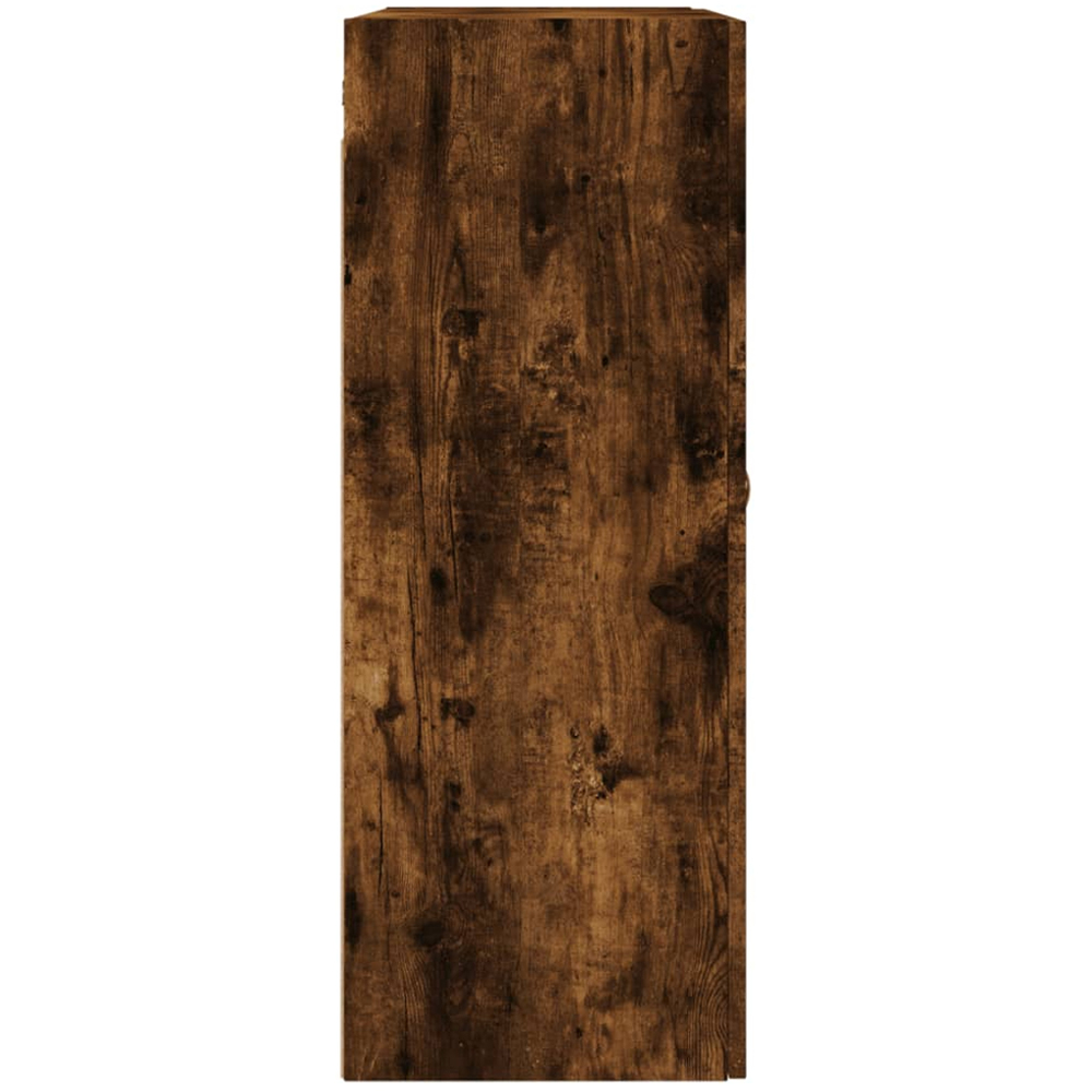 vidaXL 2 Door Brown Smoked Oak Wall Mounted Cabinet Image 6