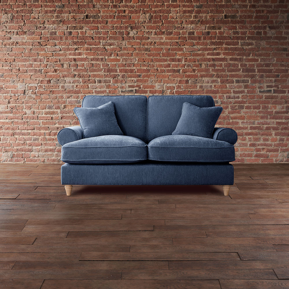 The Victoria 2 Seater Navy Sofa Image 3