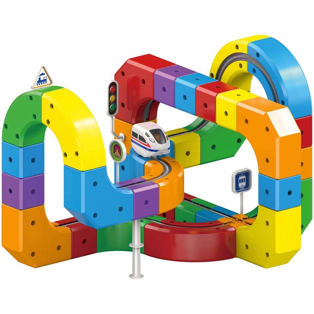 81 Piece Electric Train Set Image 4
