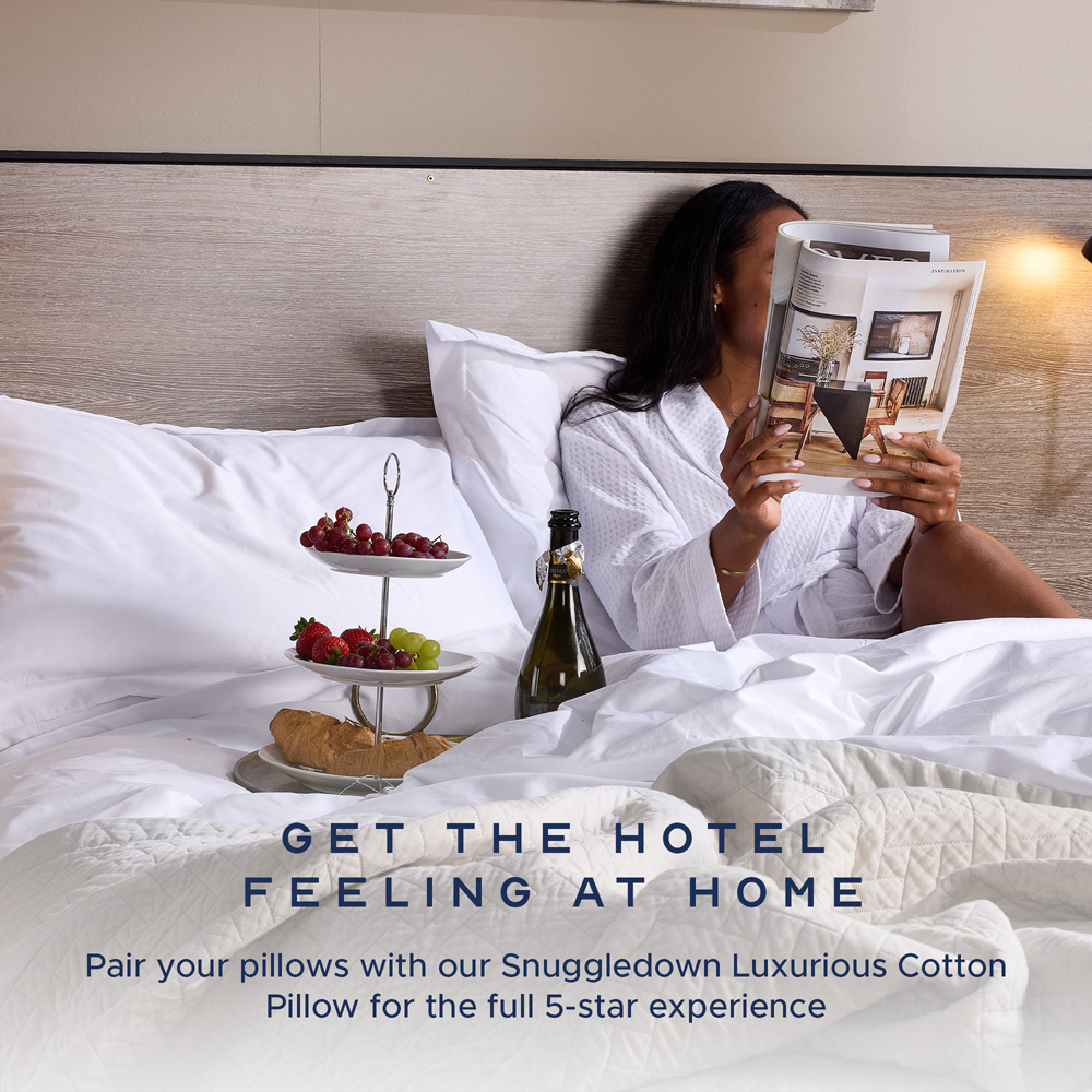 Snuggledown Luxurious Hotel Pillow 2 Pack Image 8