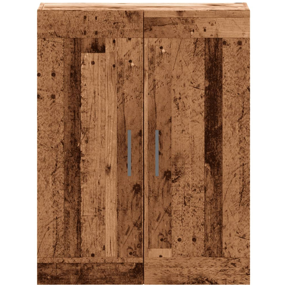 vidaXL 2 Door Brown Old Wood Wall Mounted Cabinet Image 4