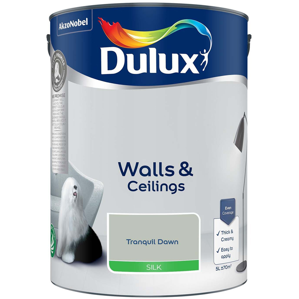 Dulux Walls and Ceilings Silk Emulsion Paint - Tranquil Dawn Image 2