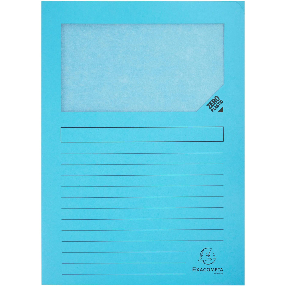 Exacompta Super Assorted Colours Window Folders 10 Pack Image 3