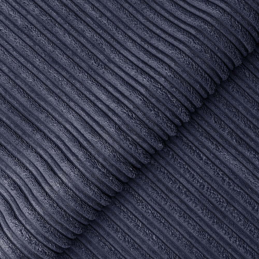 Luxor 5 Seater Navy Blue Jumbo Cord Scatter Back L Shaped Corner Sofa Set Image 5