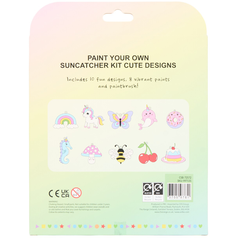 Art Studio Paint Your Own Unicorn Sun Catcher Kit Image 3