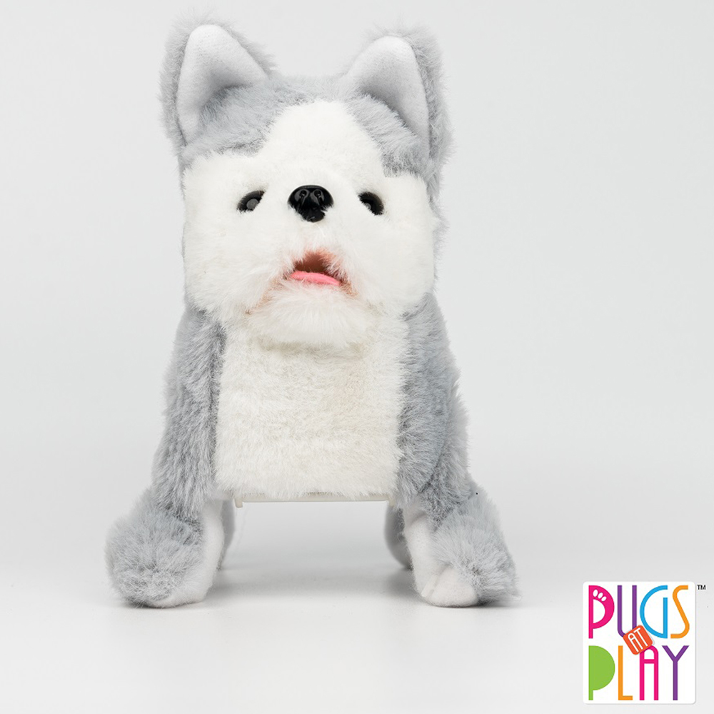 Pugs at Play Archie Interactive Flipping Dog Plush Soft Toy Image 7