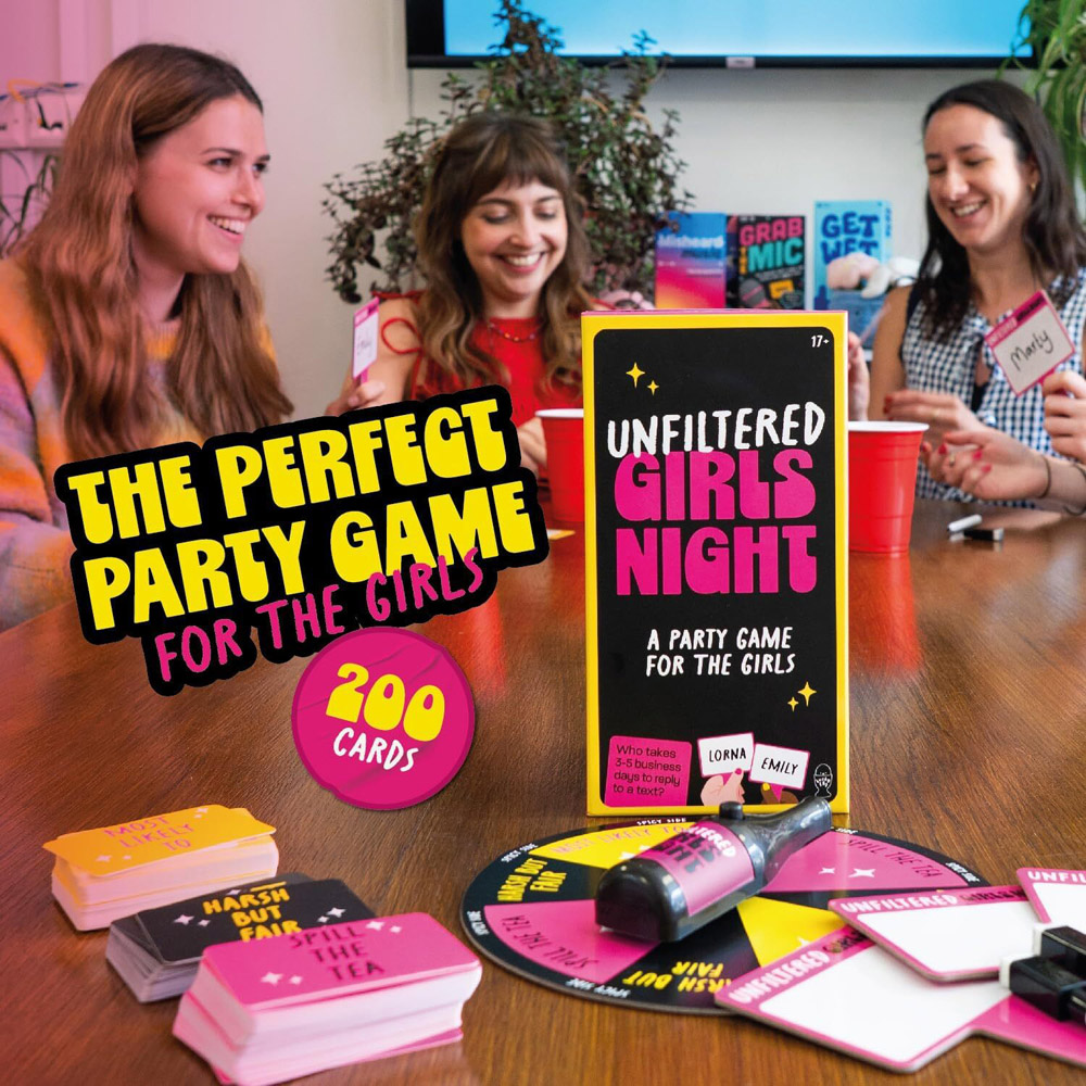 Unfiltered Girls Night Card Game Black Image 6