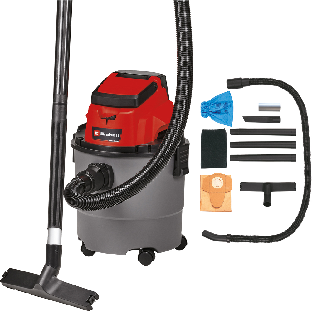 Einhell Power X-Change TC-VC 18/15 Li-Solo Cordless Wet and Dry Vacuum Cleaner Image 3