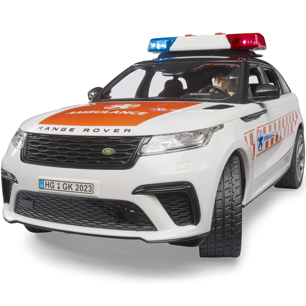 Bruder Range Rover Velar Emergency Vehicle with Driver Figure Image 7
