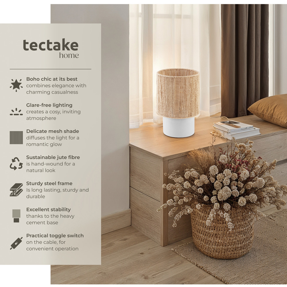 tectake Klea Bohp Style Table Lamp Image 2