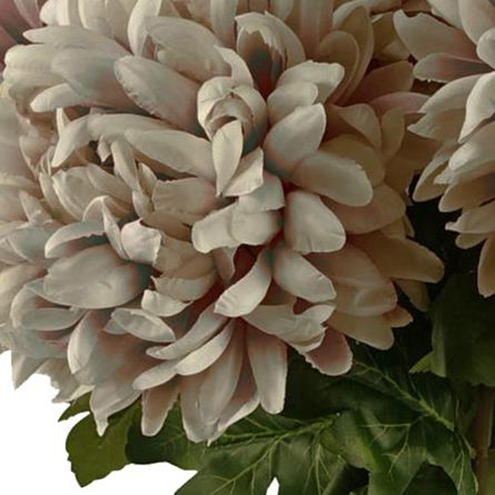 Leaf Reflex Chrysanthemum Mushroom Artificial Flower 2ft 6 Pack Image 4