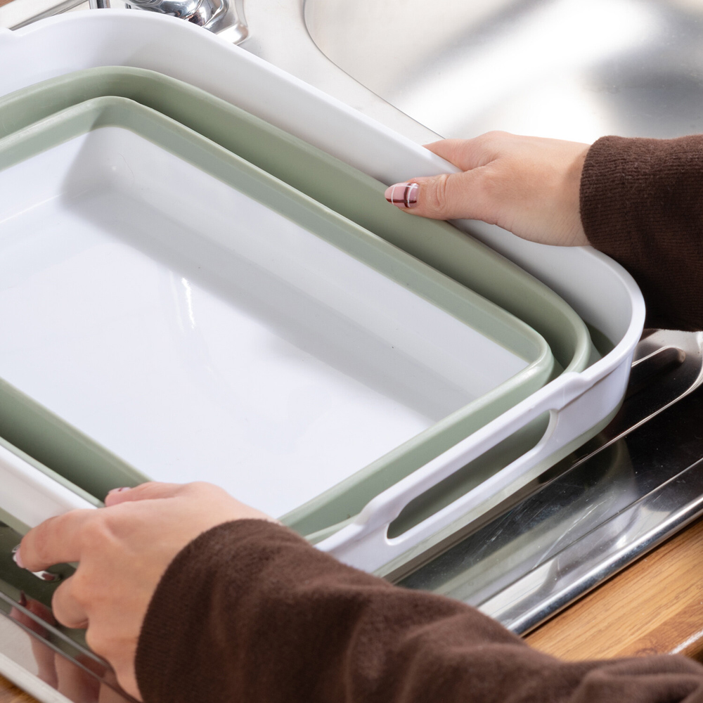 My Home Collapsible Sink Bowl Sage Image 7
