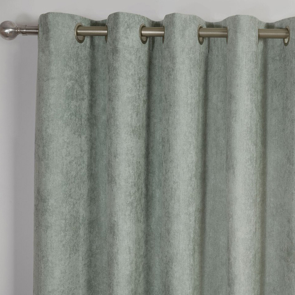 Divante Sage Alden Thermal Eyelet Curtains 183 x 168cm Image 4