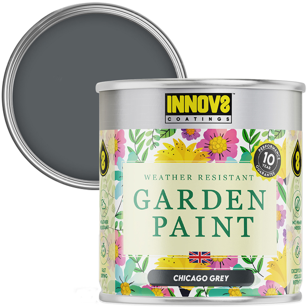 Innov8 Coatings Chicago Grey Garden Paint 750ml Image 1