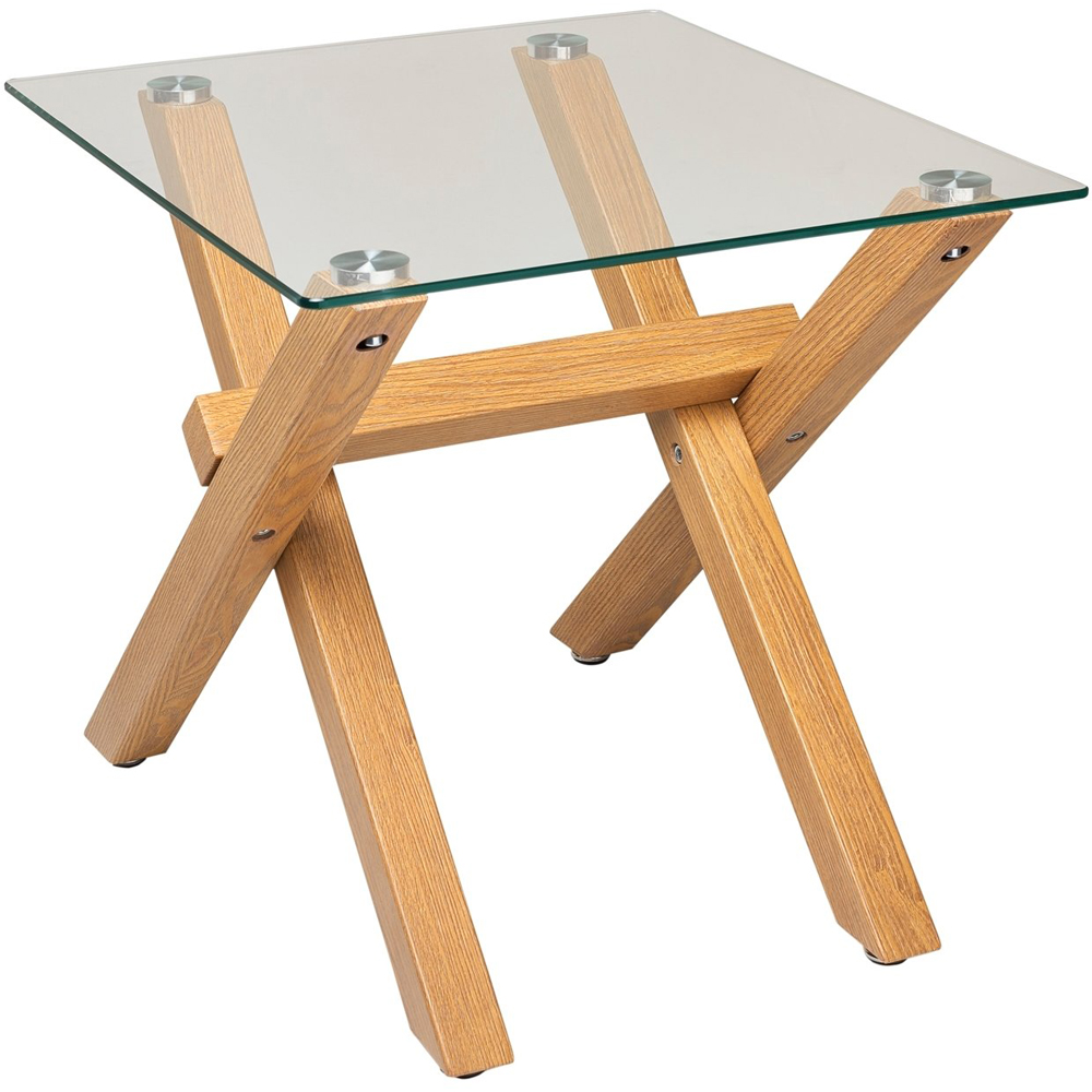 Nico Glass Lamp Table Image 2