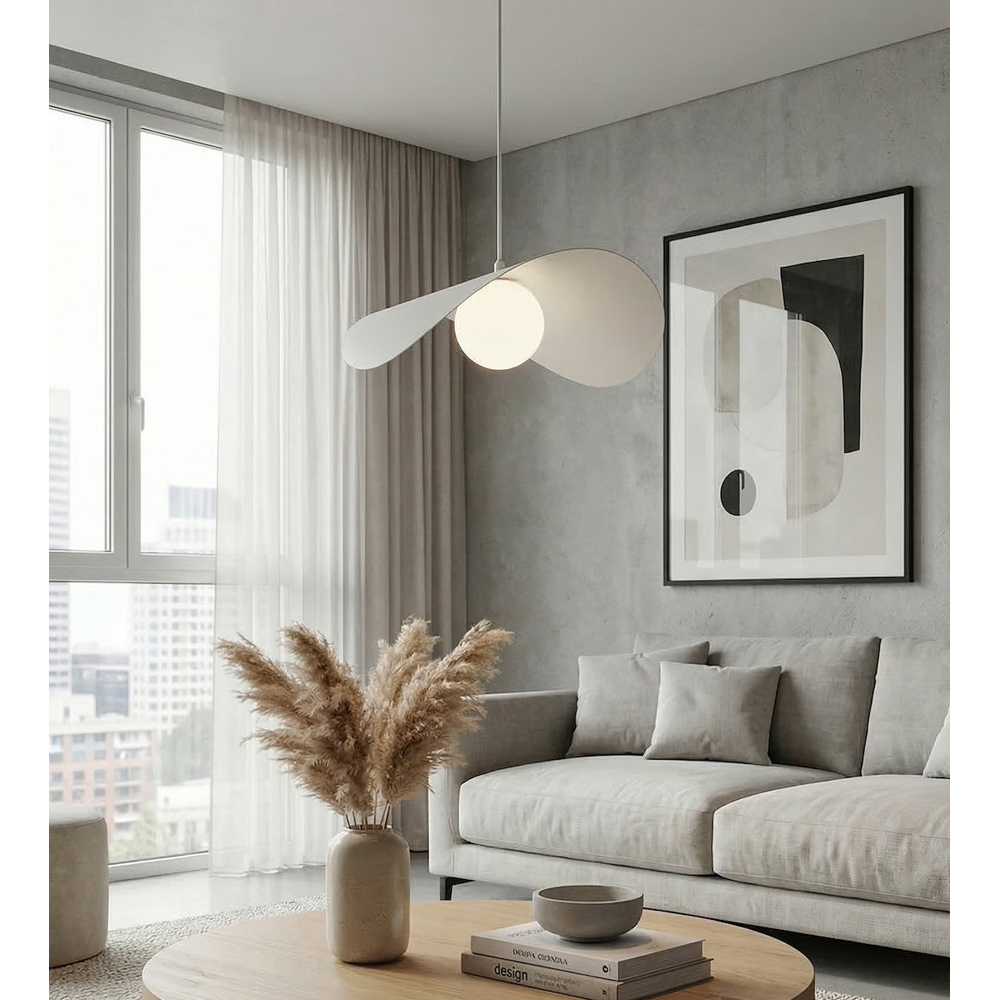 Emibig Ritual White G9 Large Ceiling Pendant Light Image 7