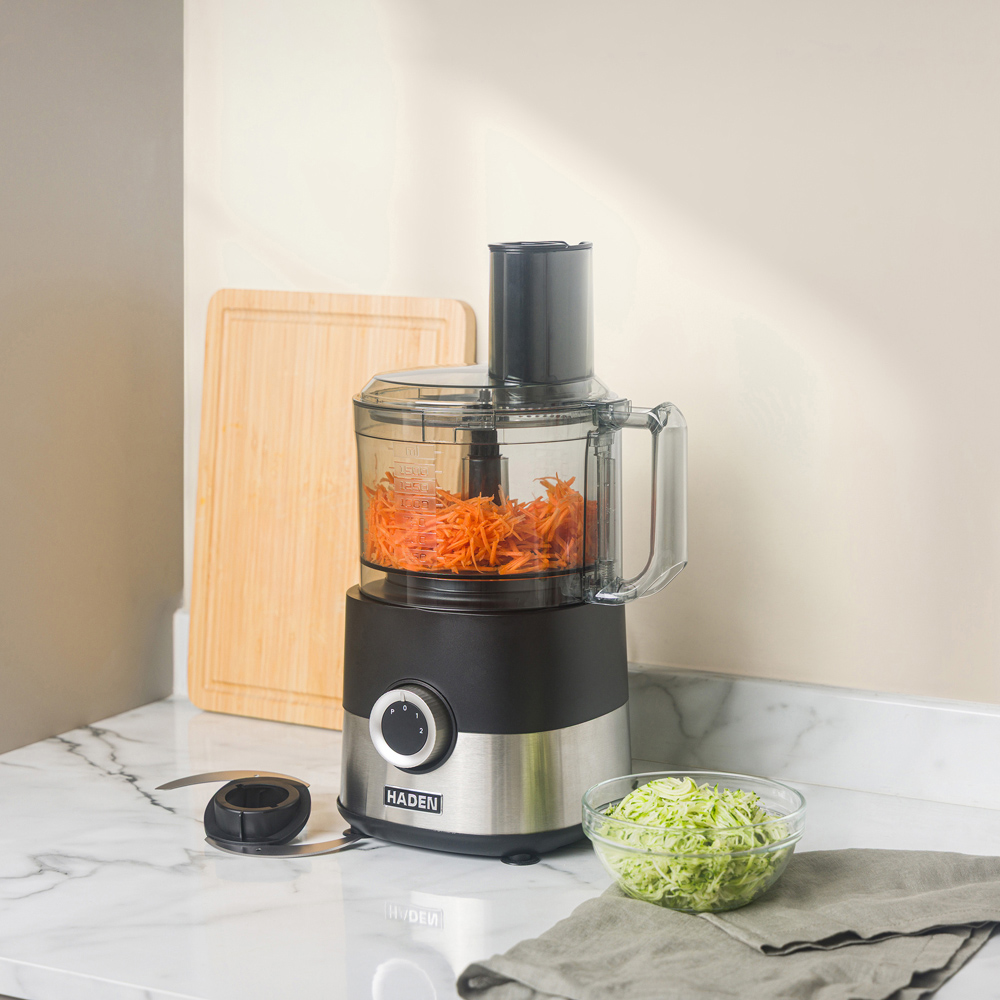 Haden 215321 Black Stainless Steel 2.3L Food Processor 750W Image 6