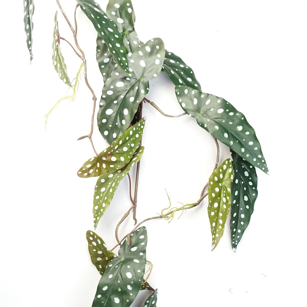 Leaf Trailing Begonia Maculata Spotted Hanging Artificial Plant 110cm Image 3