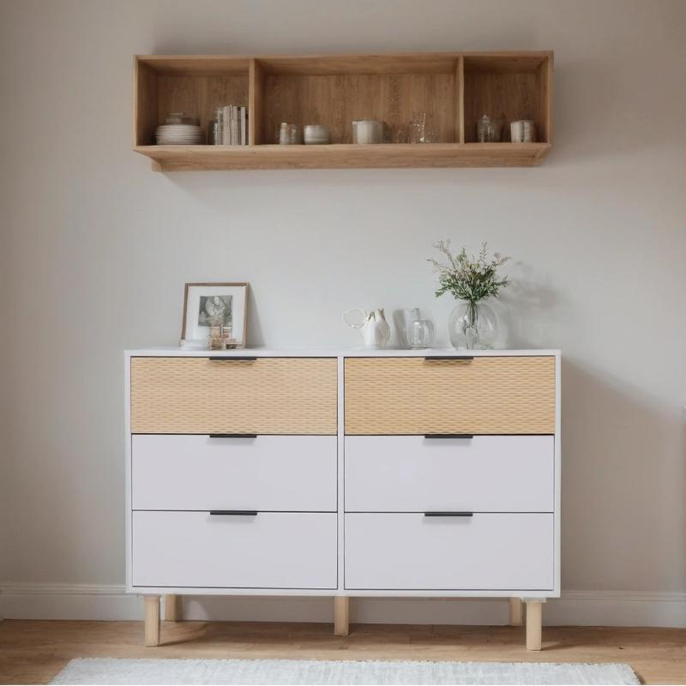 H&O Direct Modern Wooden Storage Cabinet Image 4