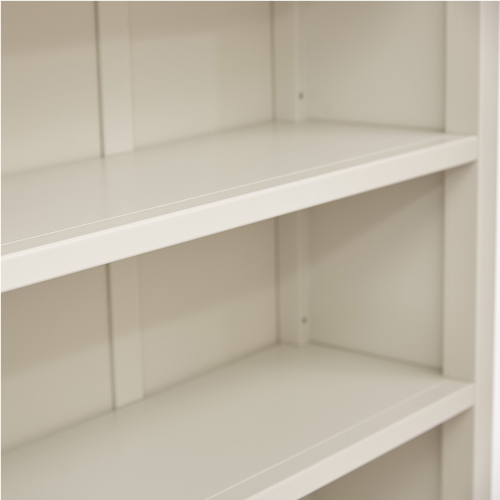 Palazzi 3 Shelves White Bookcase Image 6