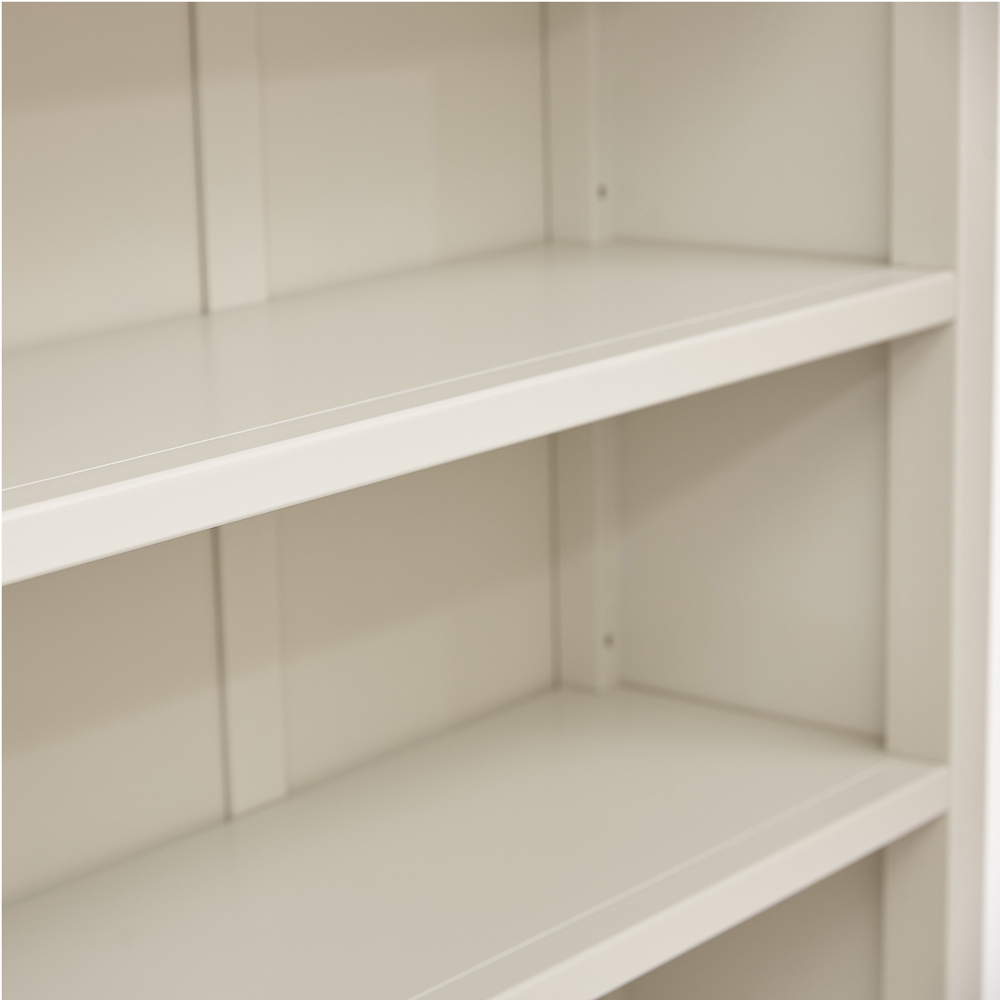 Palazzi 3 Shelves White Bookcase Image 6