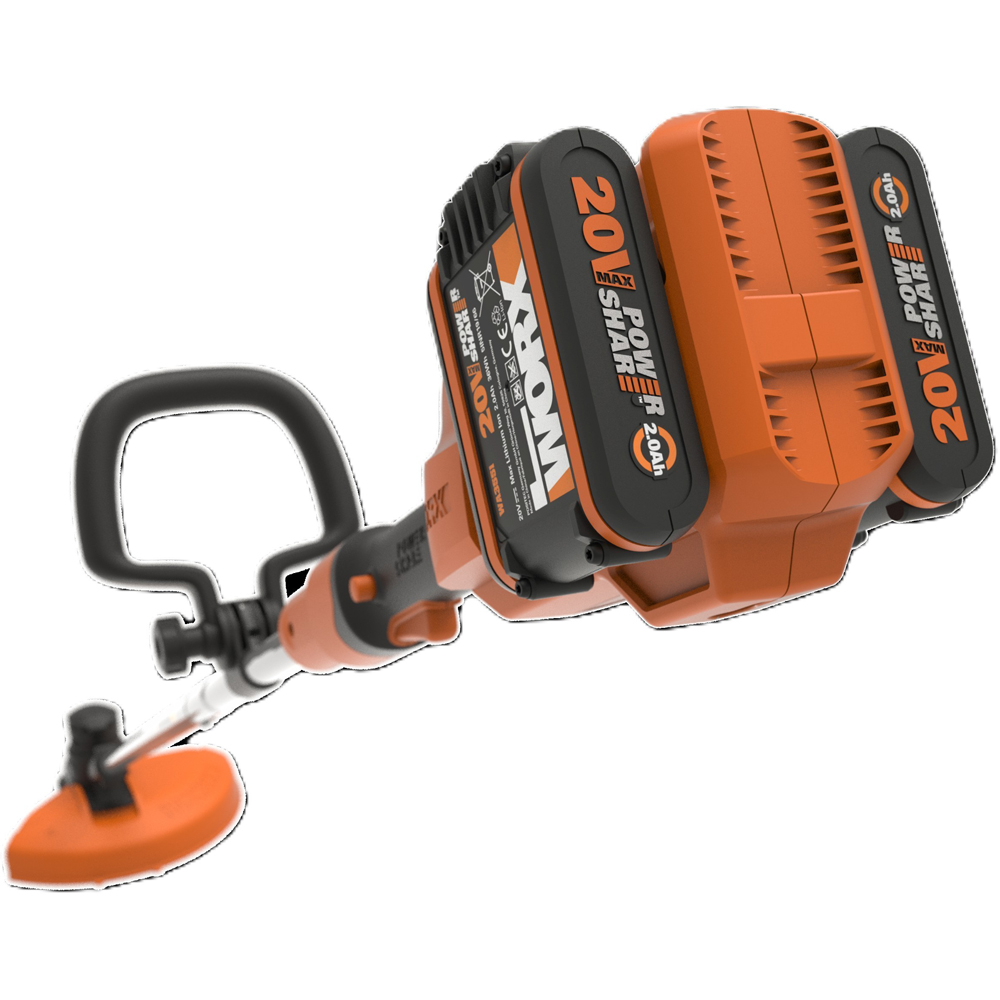 Worx WG183E.9 40V 33cm Cordless Grass Line Trimmer Image 3