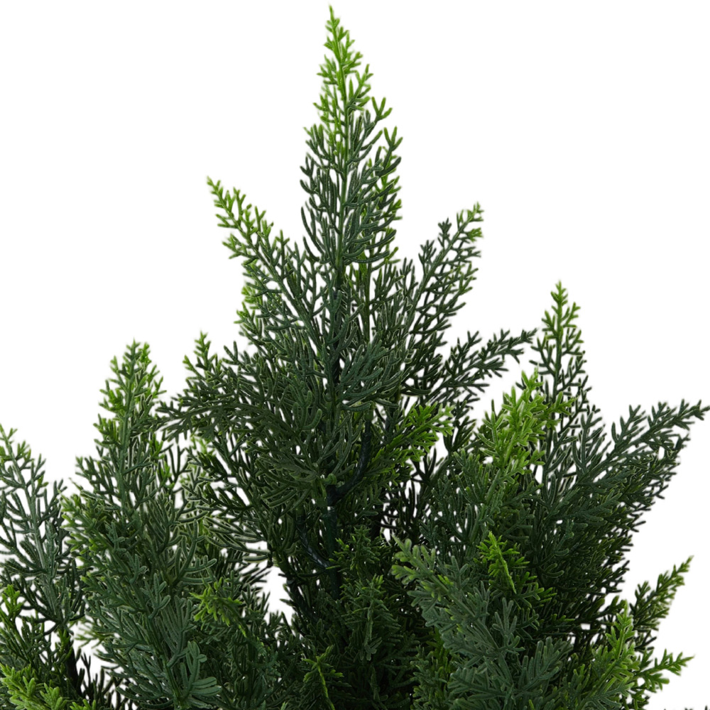 Living and Home Decorative Artificial Cypress Tree in Pot 90cm Image 4