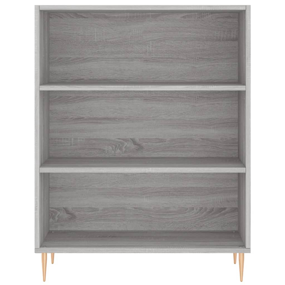vidaXL 2 Door 3 Open Shelf Grey Sonoma Highboard Image 8