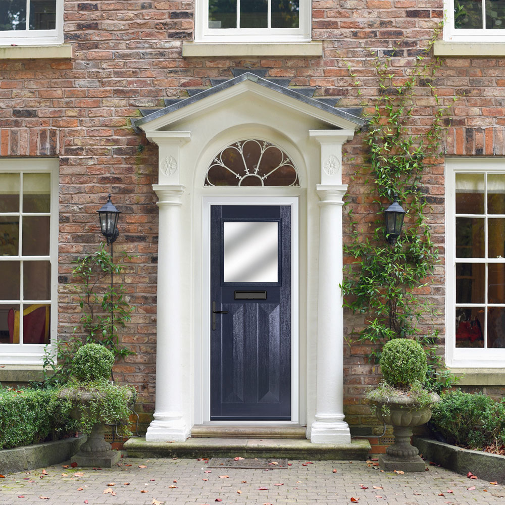 Crystal-Direct Eaton Blue GRP Stipolytte Glass Right Hand Open Front Door 2090 x 920mm Image 2