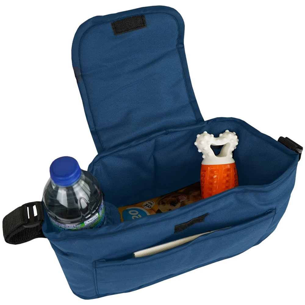 Monstershop Navy Blue Pet Stroller Caddy Bag Image 3