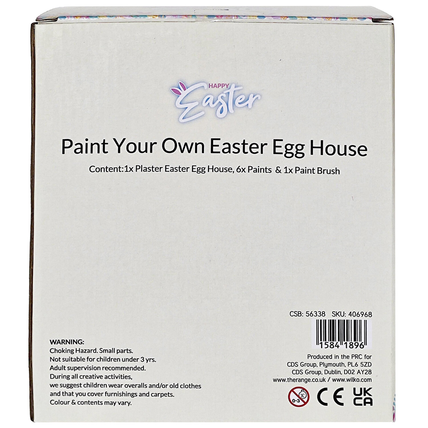 Paint Your Own Easter Egg House - White Image 2