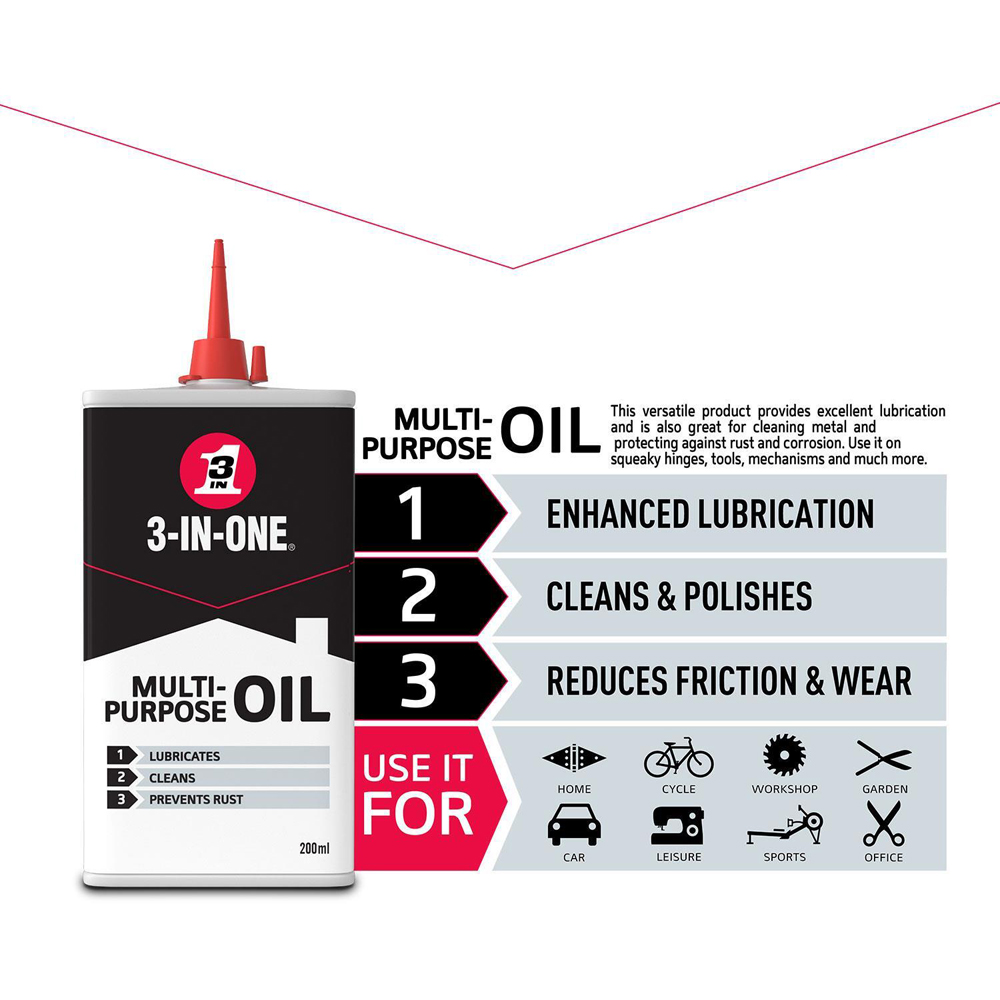 3-In-One Multi-Purpose Drip Oil 200ml 4 Pack Image 8