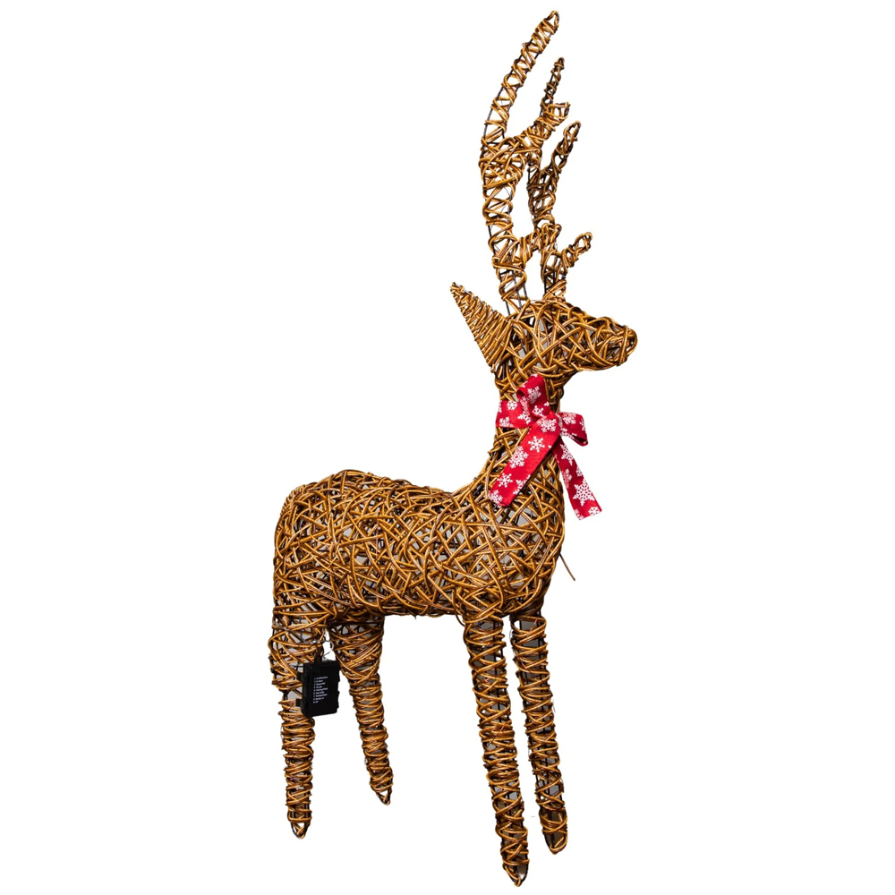 Samuel Alexander Brown Reindeer Warm White LED Christmas Decoration Image 1